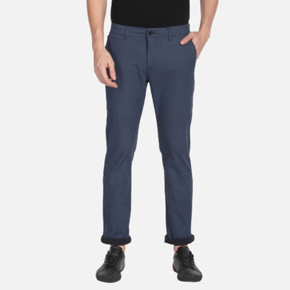 Austin Trim Fit Textured Casual Trousers