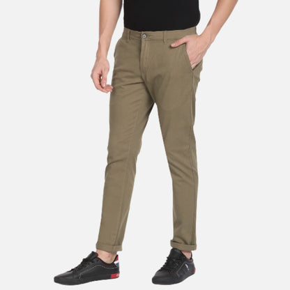 Austin Trim Fit Textured Casual Trousers