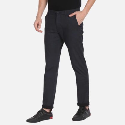 Austin Trim Fit Textured Casual Trousers