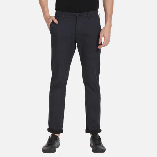 Austin Trim Fit Textured Casual Trousers