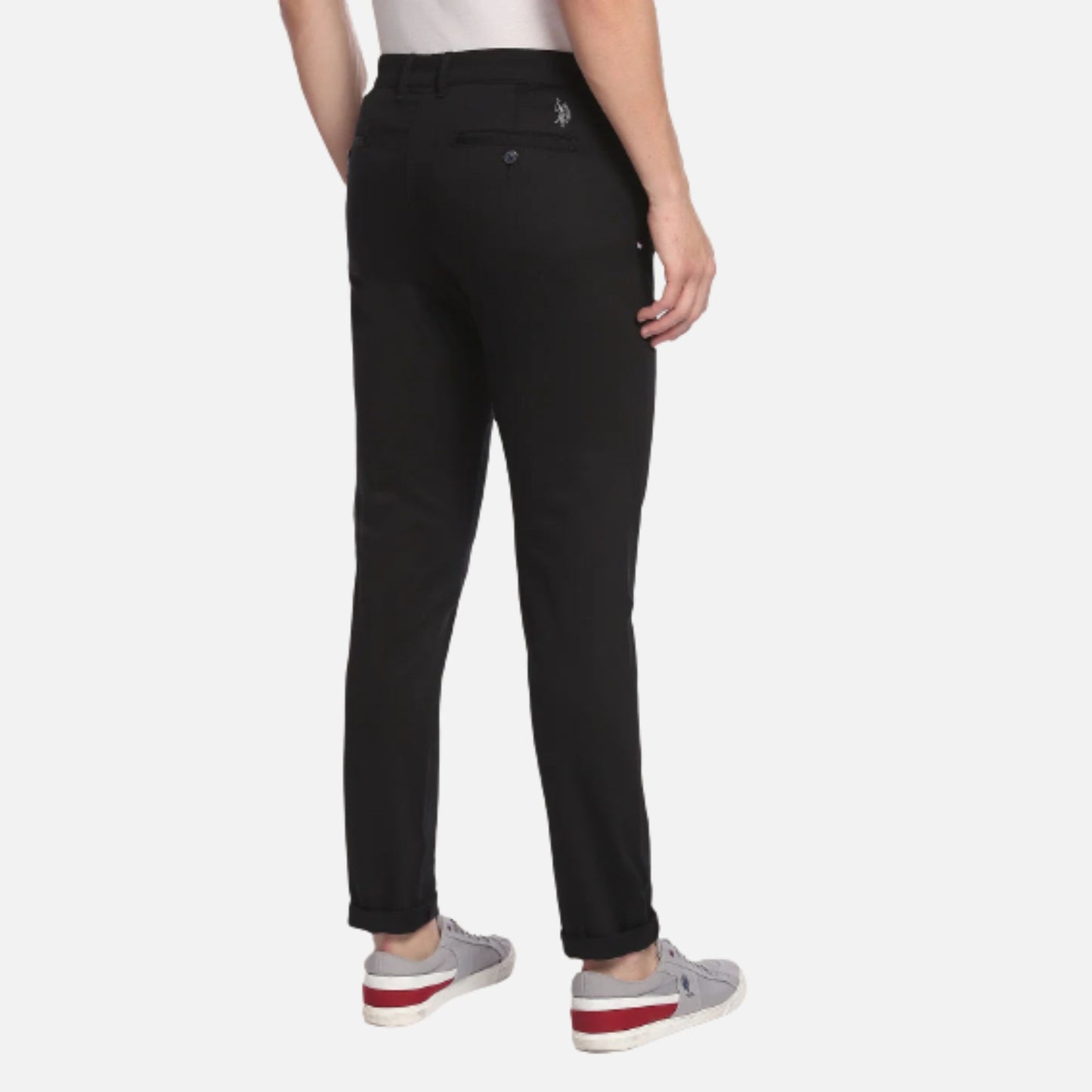 Austin Trim Fit Textured Casual Trousers