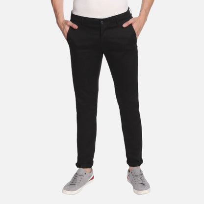 Austin Trim Fit Textured Casual Trousers