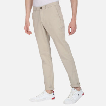 Austin Trim Fit Solid Casual Trousers