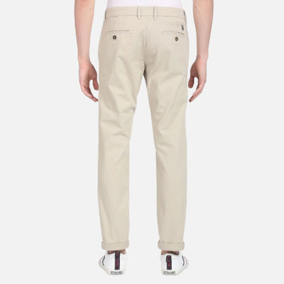 Slim Fit Solid Casual Trousers