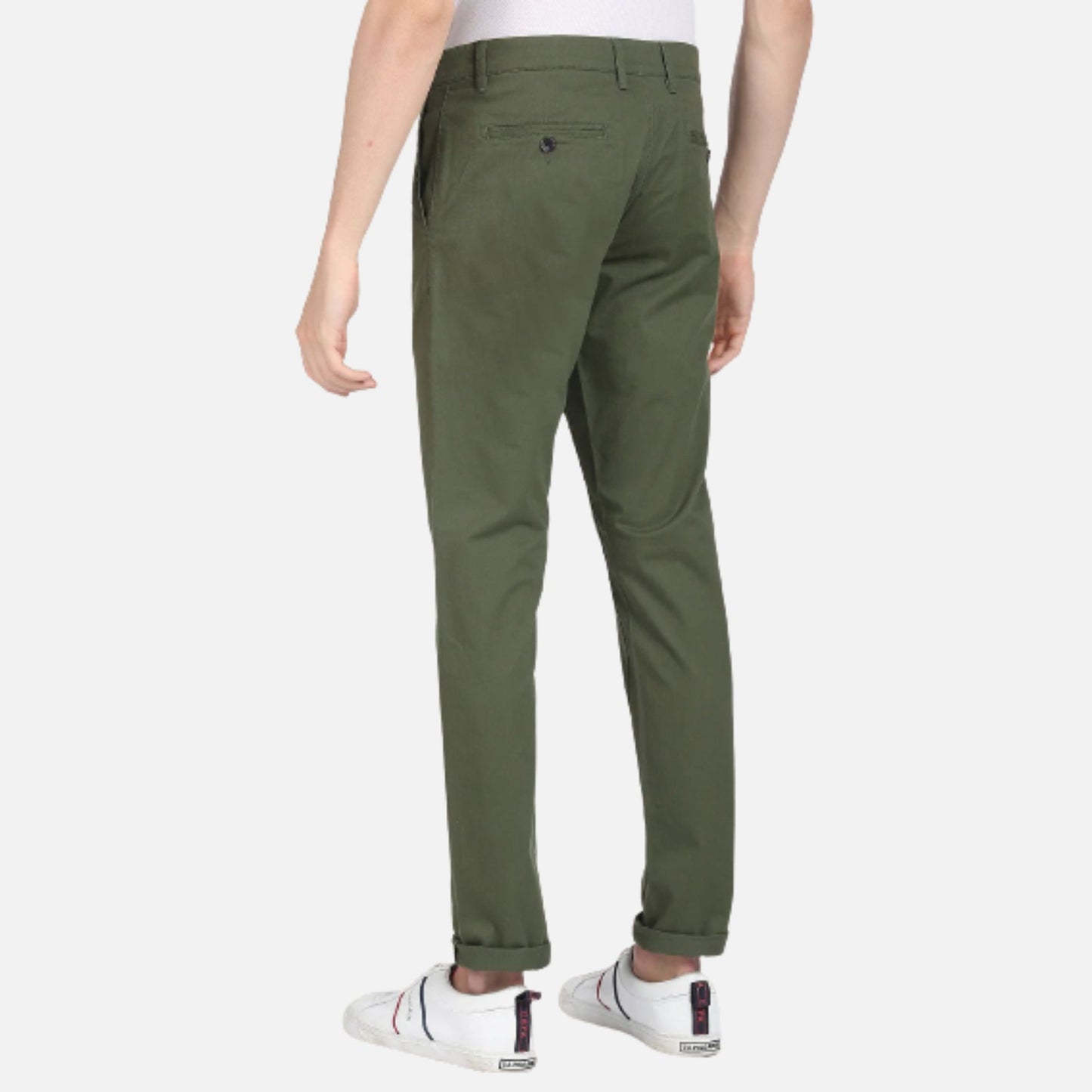 Austin Fit Solid Casual Trousers