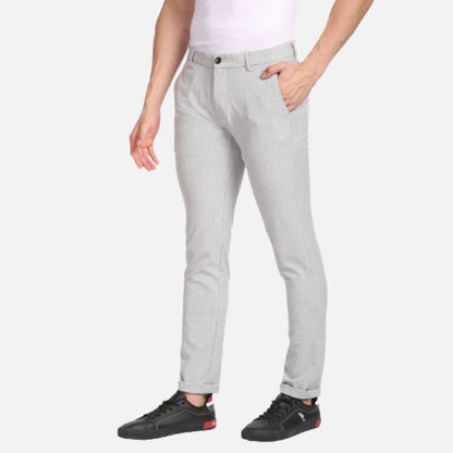 Austin Trim Fit Textured Casual Trousers