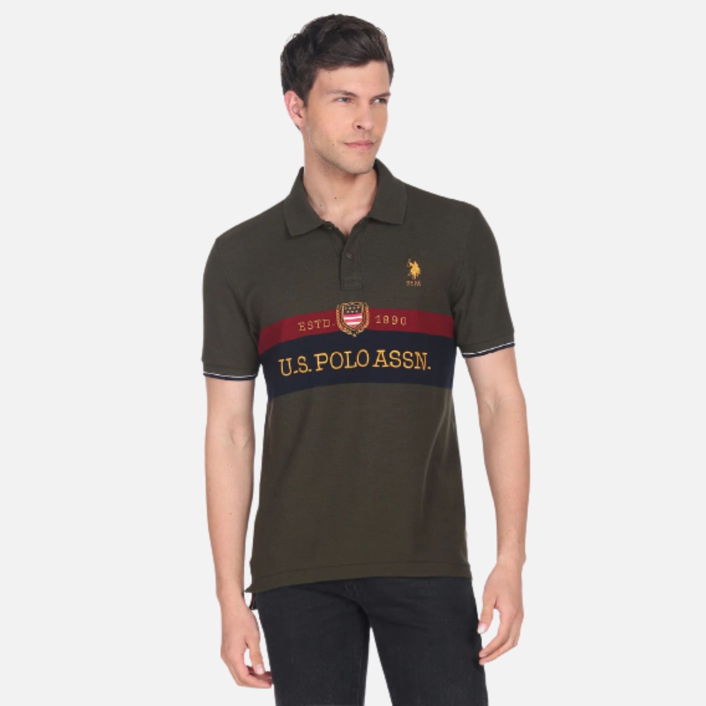 Embroidered Logo Polo Shirt