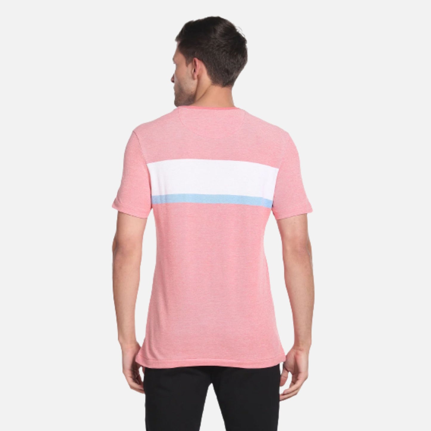 Striped Slim Fit Cotton T-Shirt