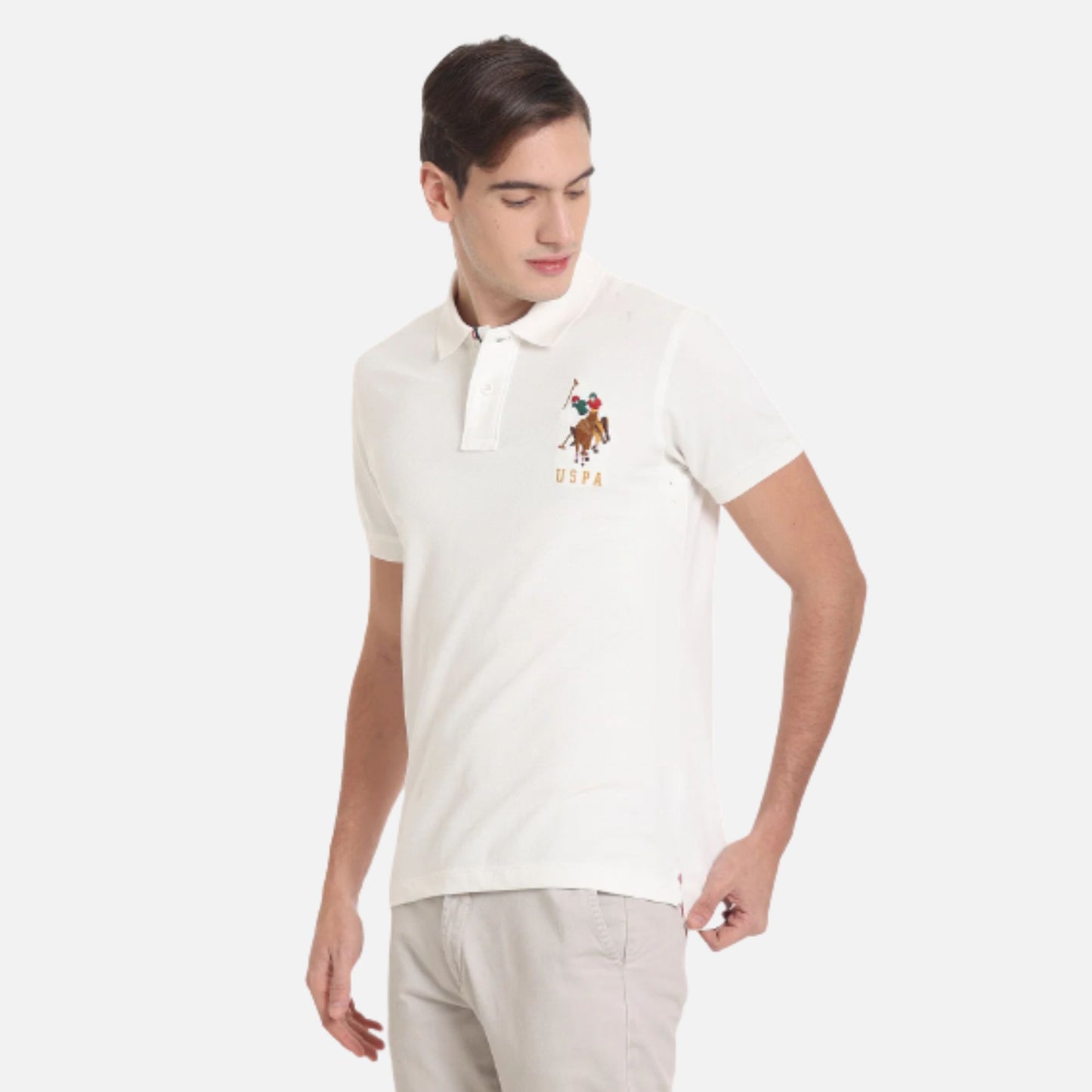 Slim Fit Solid Polo Shirt