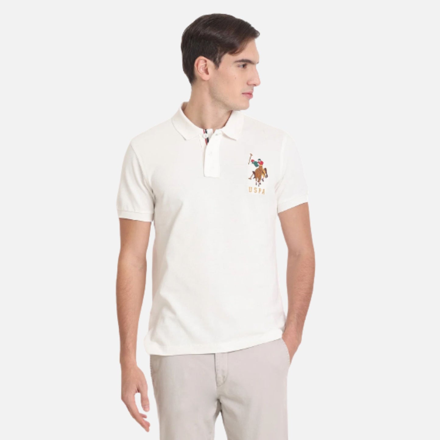 Slim Fit Solid Polo Shirt