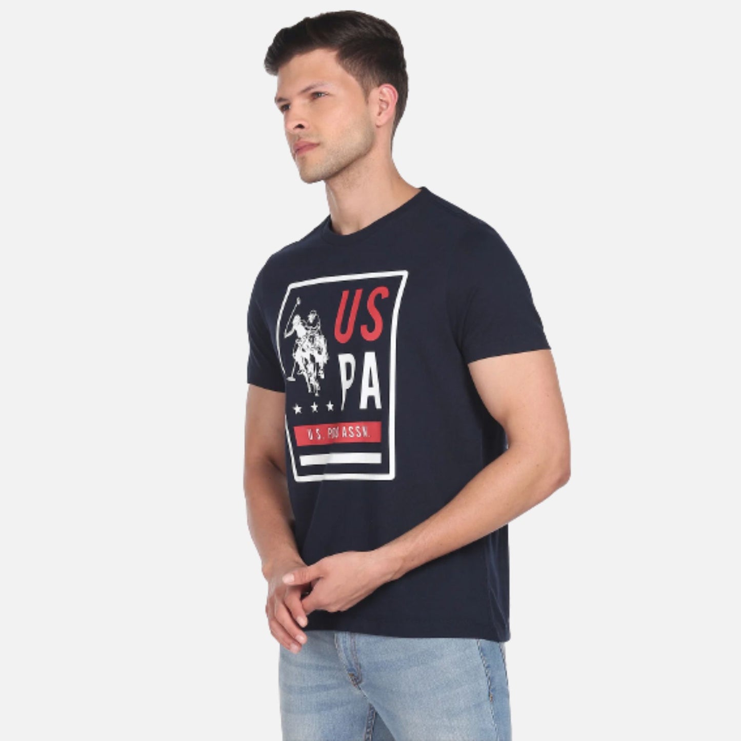 Brand Print Cotton T-Shirt