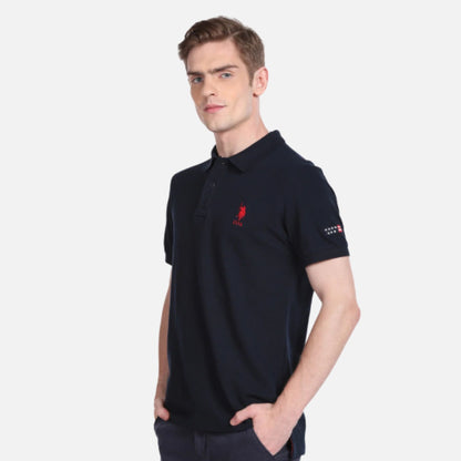 Embroidered Cotton Polo Shirt