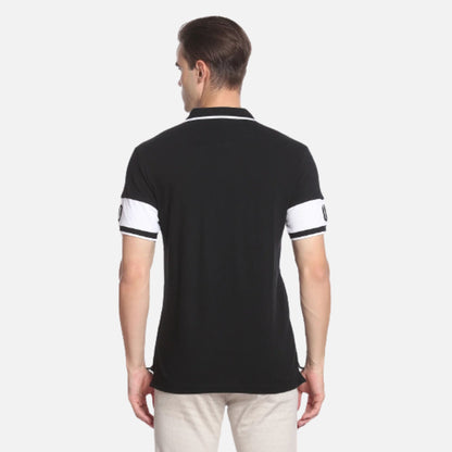 Tipped Collar Brand Logo Polo Shirt