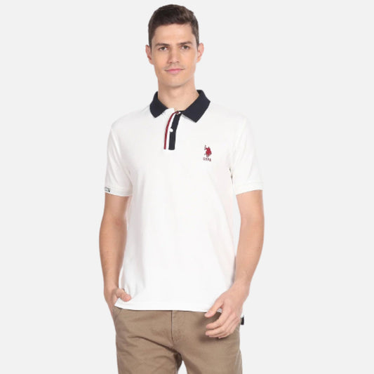 Cotton Varsity Polo Shirt