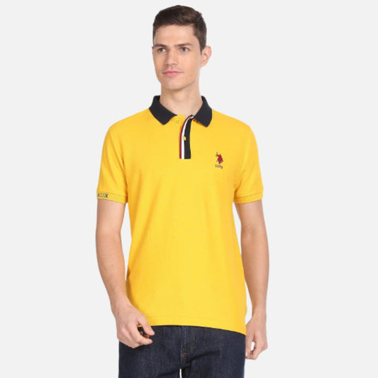 Cotton Varsity Polo Shirt