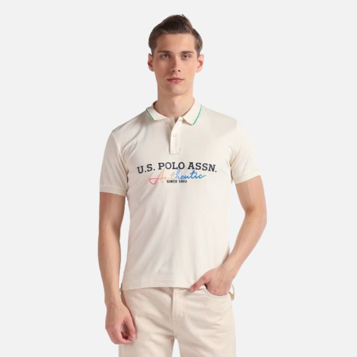 Cotton Slim Fit Polo Shirt