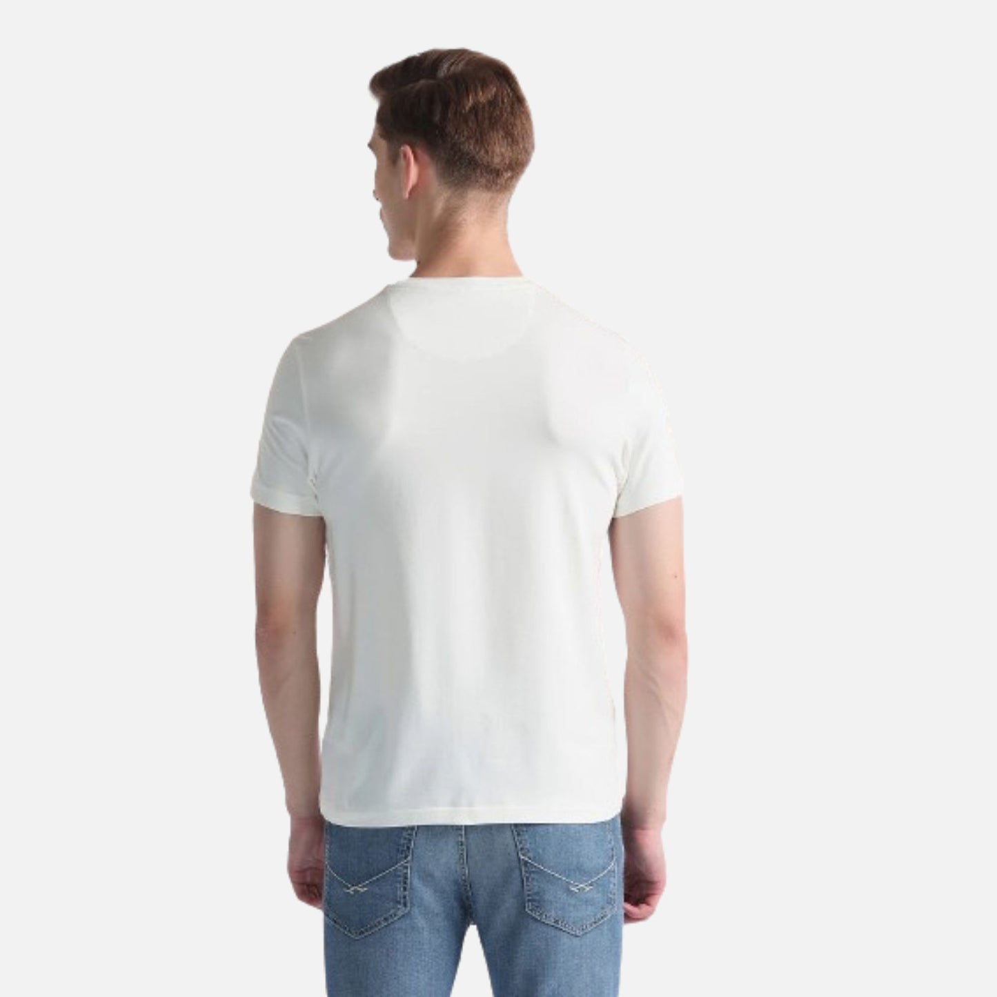 Brand Print Slim T-Shirt