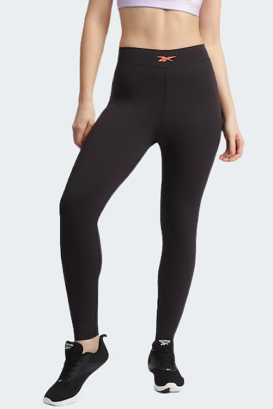 Reebok Women Black Leggings & Tights Tights