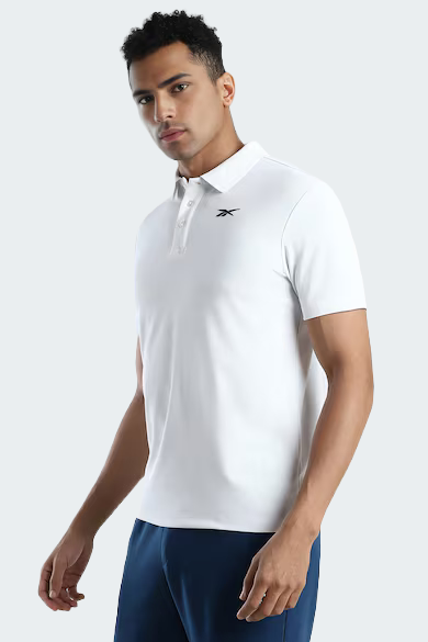 White Mens Polo T-Shirt