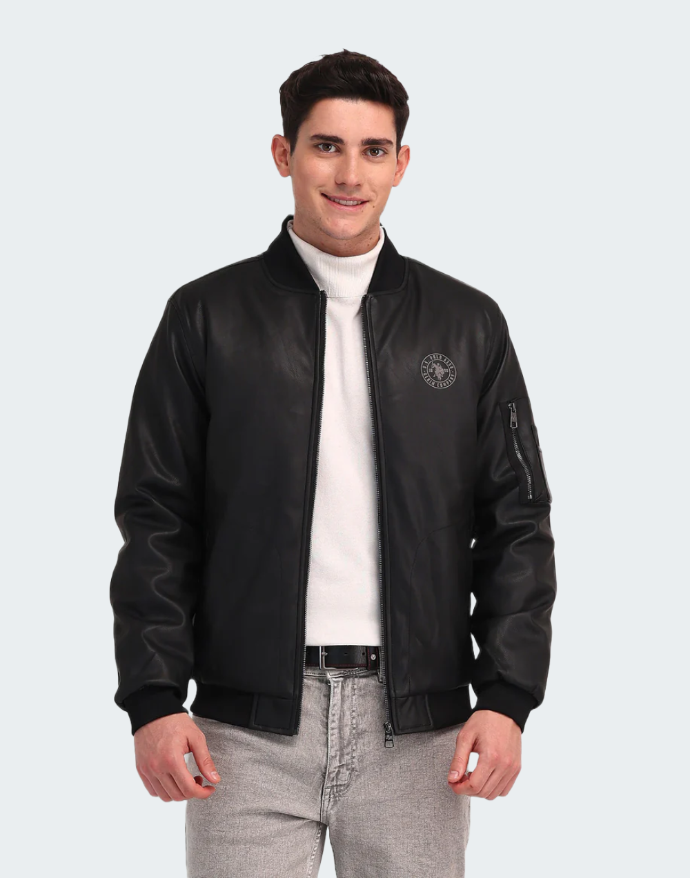 Stand Neck Bomber Jacket