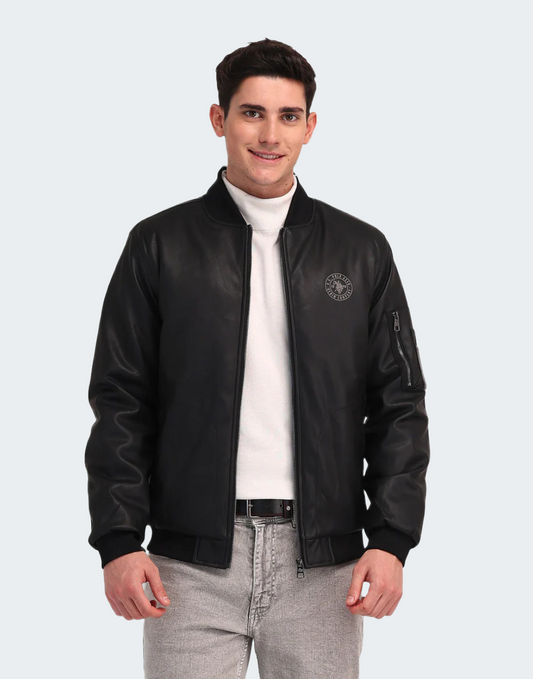 Stand Neck Bomber Jacket