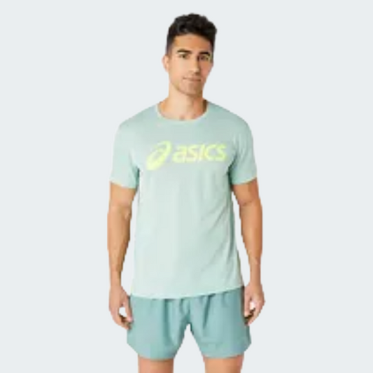 LIGHT CELADON SILVER ASICS TOP