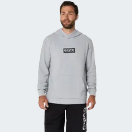 GREY HEX GRAPHIC FRENCH TERRY PO HOODIE