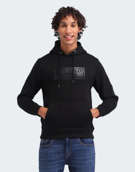 Brand Printed Hooded Sweatshirt