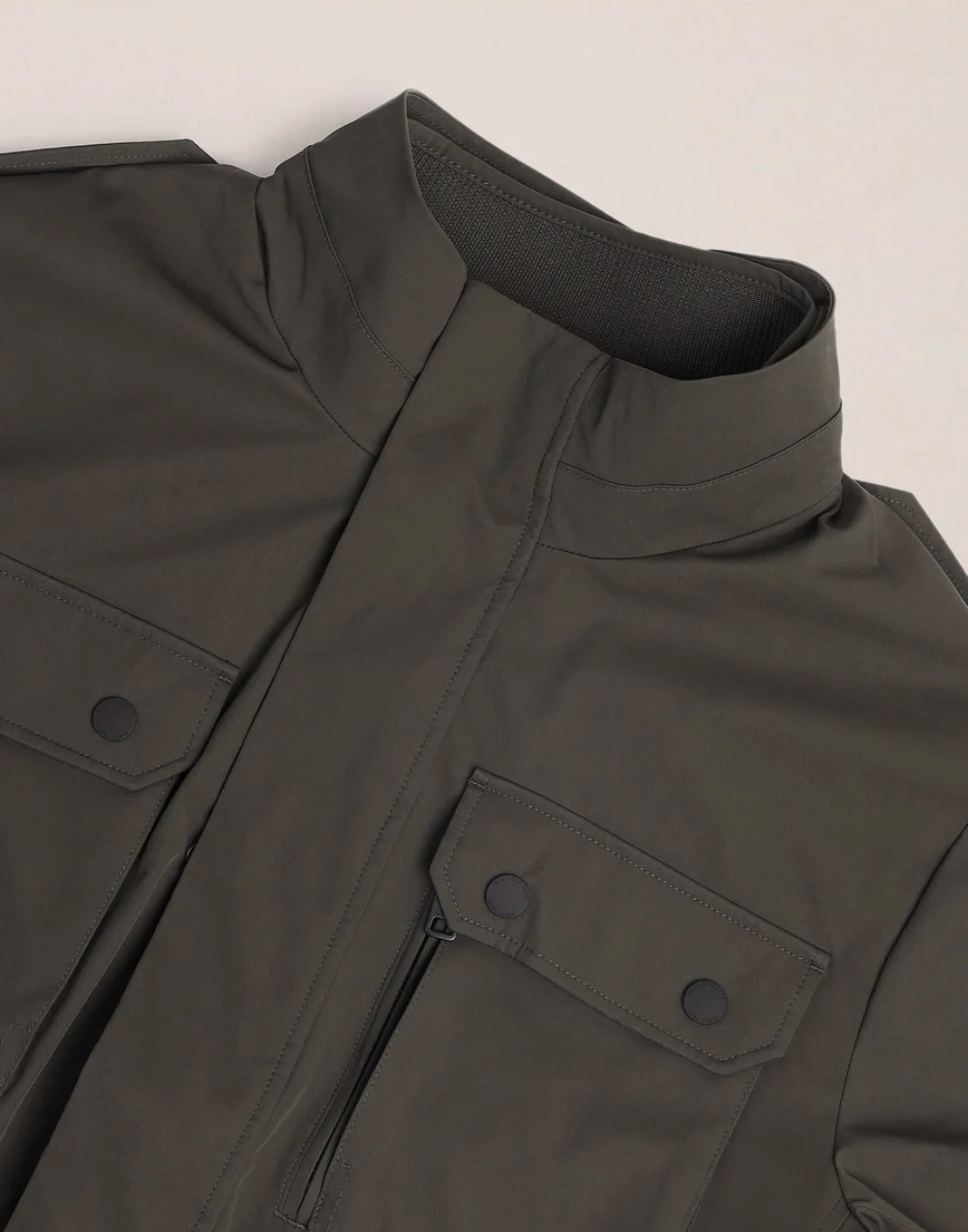 Regular Fit Solid Casual Jacket