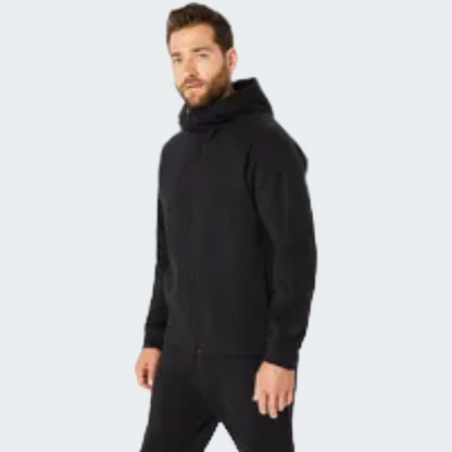 BLACK MOBILITY KNIT JACKET