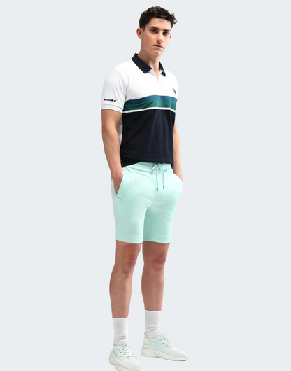 Slim Fit Colourblocked Polo Shirt