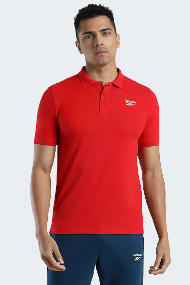 Red Mens Polo Tshirt