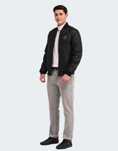 Stand Neck Bomber Jacket