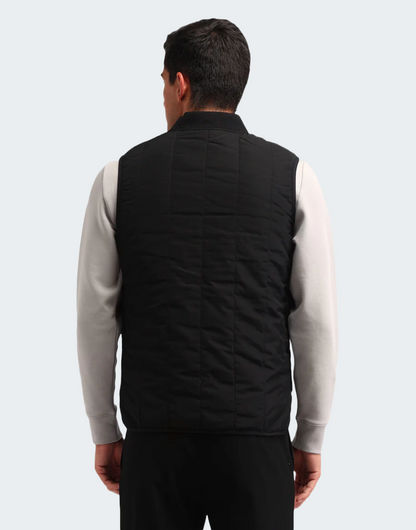 Black Half Sleeves Colour blocked Regular Fit Jacket