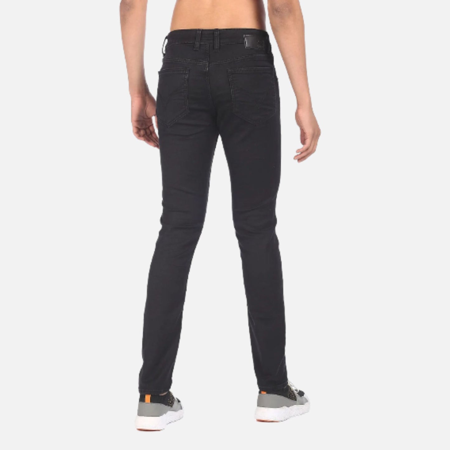 Black Low Rise Jackson Skinny Fit Jeans