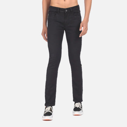 Black Low Rise Jackson Skinny Fit Jeans