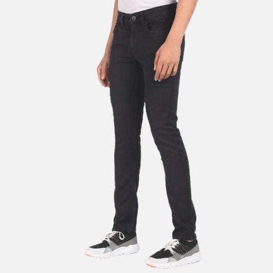 Black Low Rise Jackson Skinny Fit Jeans