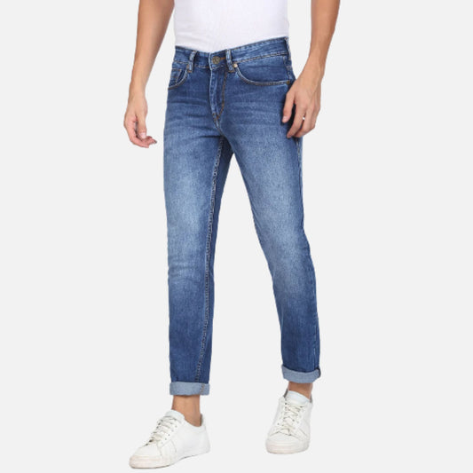 Blue Stone Wash Jackson Skinny Fit Jeans