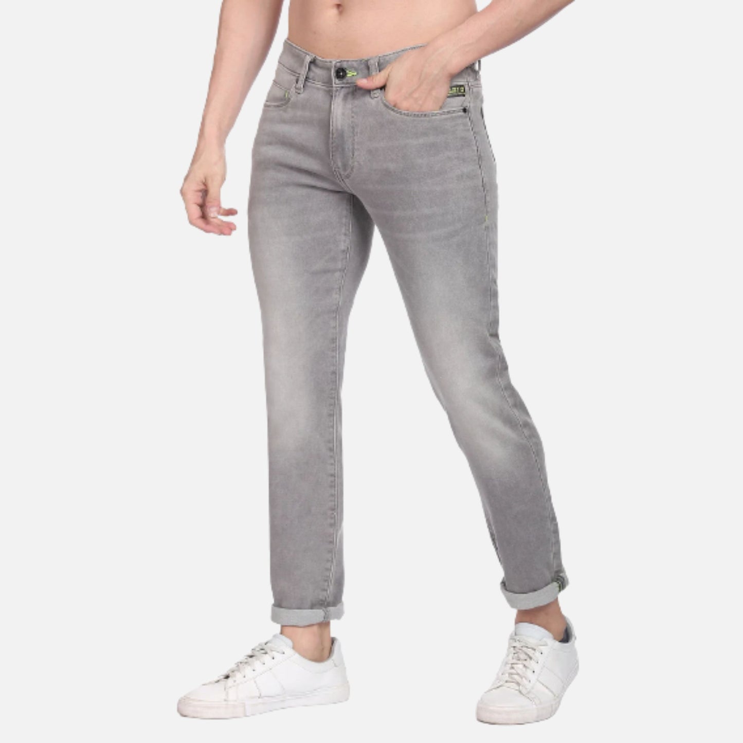 Stone Wash Michael Slim Tapered Fit F-Lite Jeans