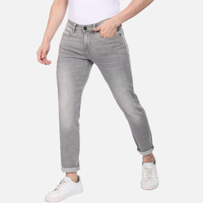 Stone Wash Michael Slim Tapered Fit F-Lite Jeans