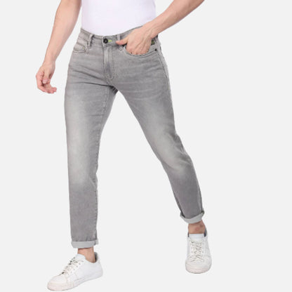 Stone Wash Michael Slim Tapered Fit F-Lite Jeans