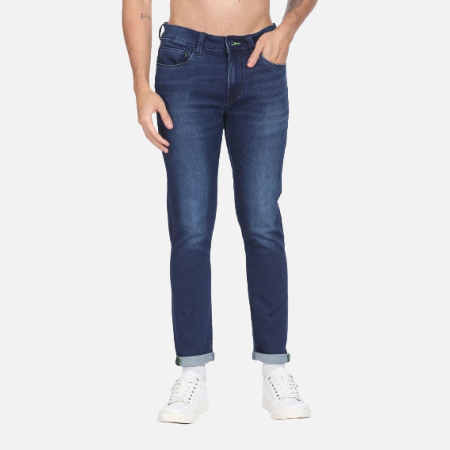 Stone Wash Michael Slim Tapered Fit F-Lite Jeans