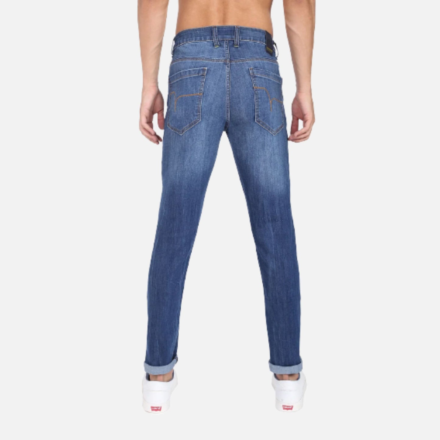 Stone Wash Jackson Super Skinny Fit F-Lite Jeans