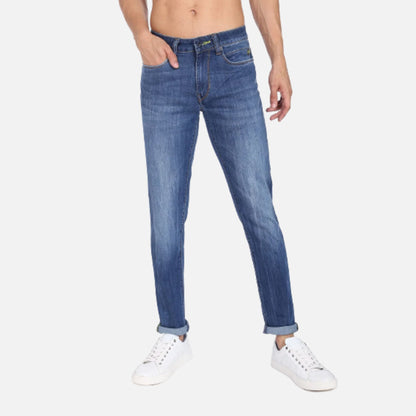 Stone Wash Jackson Super Skinny Fit F-Lite Jeans