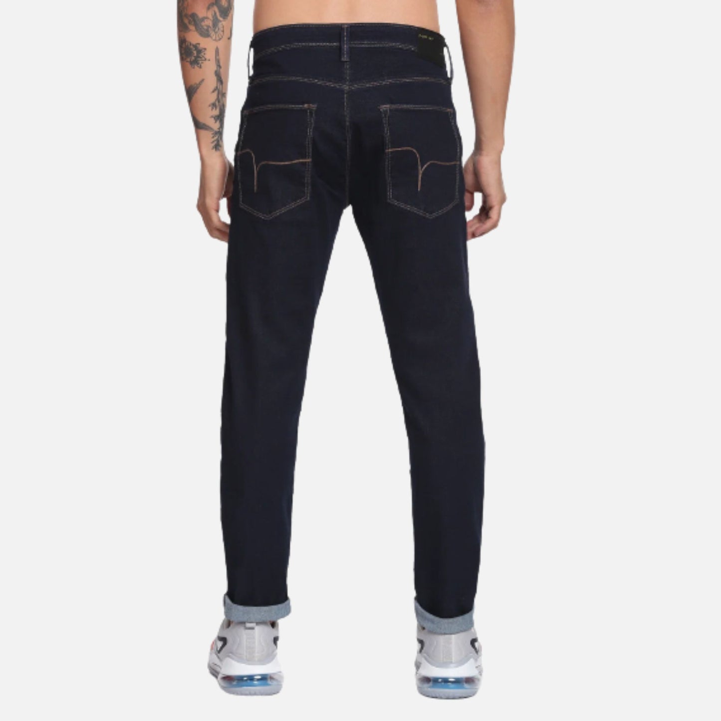 Mid Rise Slash Slim Tapered Fit Luxe F-Lite Jeans