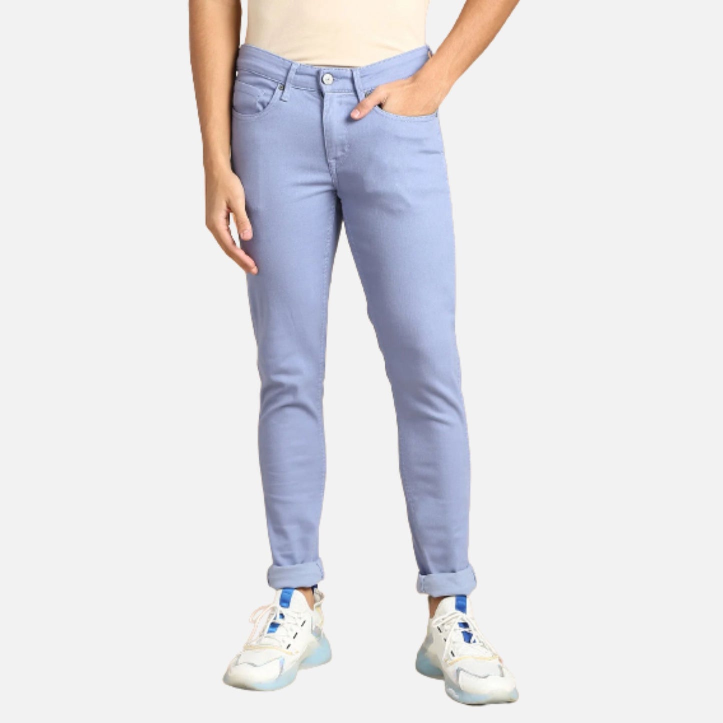 Jackson Skinny Fit Low Rise Coloured Jeans