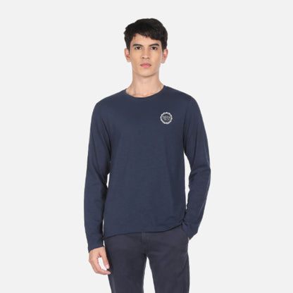 Navy Pure Cotton Logo T-Shirt