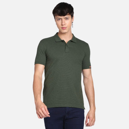 Textured Pique Polo Shirt