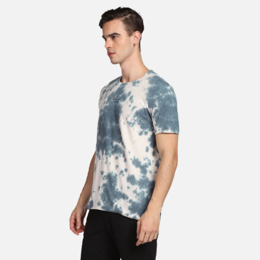 Tie And Dye Graphic Cotton T-Shirt