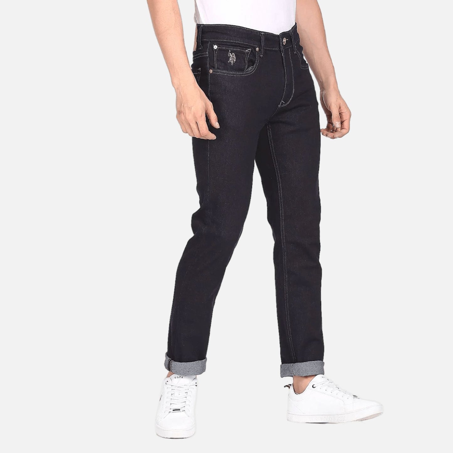 Regallo Skinny Fit Rinsed Jeans